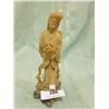 Image 1 : ASIAN CARVED SOAPSTONE FIGURE
