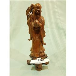 ASIAN CARVED SOAPSTONE FIGURE
