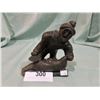 Image 1 : CARVED SOAPSTONE FIGURE SIGNED