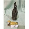 Image 1 : 2 SOAPSTONE CARVED FIGURES SIGNED