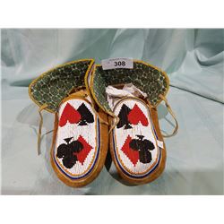 NATIVE BEADED MOCCASINS