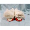 Image 2 : NATIVE BEADED FUR LINED MOCCASINS