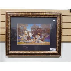 MAXFIELD PARRISH PRINT 25" X 19"