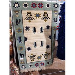 WOOL AREA RUG 30"W X 45"