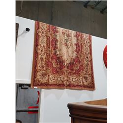 NEEDLEPOINT AREA RUG APPROX 9 X 6