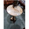 Image 1 : MARBLE TOP OCCASIONAL TABLE (SMALL CHIP)