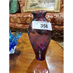 SCOTLAND ART GLASS VASE