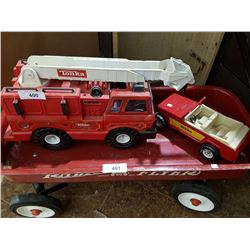TONKA FIRETRUCK & JEEP