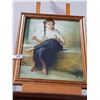 Image 1 : ORIGINAL OIL ON CANVAS OF A YOUNG GIRL