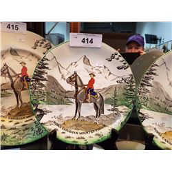 CLARICE CLIFF RCMP PLATE W/STAND