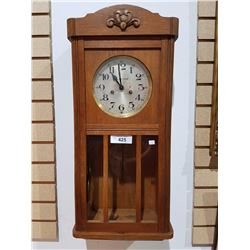 TURN OF THE CENTURY WALL CLOCK 28"