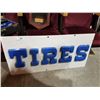 Image 1 : PLASTIC TIRES SIGN 37" X 18"