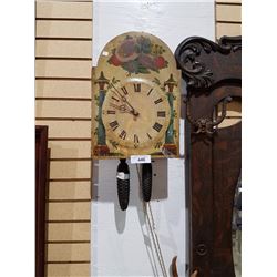 EARLY HAND MADE WALL CLOCK