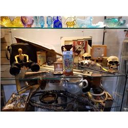 SHELF LOT OF COLLECTIBLES 15+ PCS