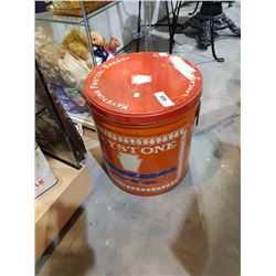 VINTAGE LARGE PRETZEL TIN