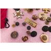 Image 6 : Collection of Civil War Medals & Buttons in Box
