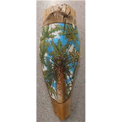 Original Painted Palm Branch
