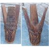 Image 10 : Large Polynesian Effigy Drum w/Helm COA