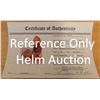 Image 10 : New Britain Helmet Mask w/Helm COA & Book