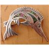 Image 1 : Mexican Sterling Silver & Abalone Swordfish Pin