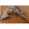 Image 2 : Mexican Sterling Silver & Abalone Swordfish Pin