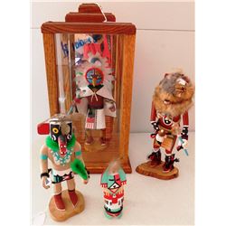 4 Kachina Dolls