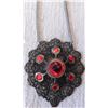 Image 1 : Indian Silver & Faceted Bead Necklace
