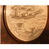 Image 5 : Scrimshaw Plaque of Ship