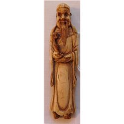 Chinese Bone Carving of Man