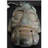 Image 2 : Mayan Jade Mask w/Helm COA