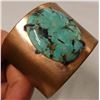 Image 7 : Mexican Copper & Turquoise Bracelet