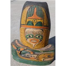 Rare NWC Wood Carving