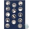 Image 2 : Franklin Mint: The Official Medallic Register of America in Space. This set of 25 Coins focuses on t