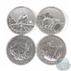 Image 1 : RCM Issue: 2011 Grizzly, 2012 Cougar, 2012 Moose & 2013 Antelope 1oz $5 Silver Maple Leafs (TAX Exem