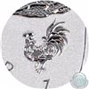 Image 2 : RCM Issue: 2017 Canada $5 Silver Maple Leaf with Rooster Privy Mark, Reverse Proof (TAX Exempt)