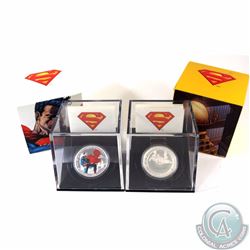 RCM Issue: 2013 Canada $20 Man of Steel & 2013 Superman & Metropolis $20 Fine Silver Coins. Each Coi