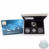 Image 1 : RCM Issue: 2014 FIFA World Cup Brazil Sterling Silver 4-Coin set. The Official Commemorative Coins o