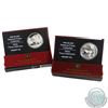 Image 1 : RCM issue: 2005 Pacific Rim & 2006 Jasper National Parks $20 Fine Silver Coins (Tattered outer box) 