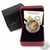Image 1 : RCM Issue: 2014 Canada $20 Gilded Perched Bald Eagle Gold Plated Fine Silver Coin (TAX Exempt)