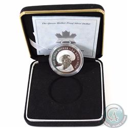 RCM Issue: 2002 Canada Queen Mother Proof Sterling Silver Dollar (Missing outer sleeve)