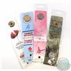 Image 1 : RCM Lot: 4x Canada 25-cent and Loon Dollar Commemorative Bookmarks. You will receive 2005 "We Rememb