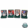 Image 1 : RCM Lot: 4x 1998-2002 Canadian Commemorative Cased Proof Silver Dollars. The dates included in this 