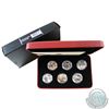 Image 1 : RCM Issue: 2005 Canada 60th Anniversary of the End of WWII 6-Coin 50-cent Sterling Silver Set in all