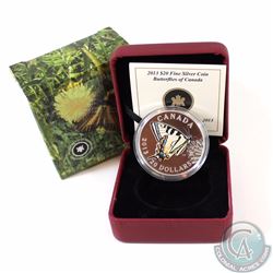 RCM Issue: 2013 $20 Butterflies of Canada - Canadian Tiger Swallowtail Fine Silver Coin (TAX Exempt)
