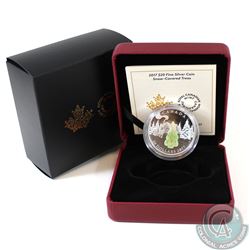 RCM Issue: 2017 Canada $20 Snow Covered Trees Fine Silver Coin (Outer sleeve dented in one corner) (