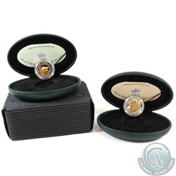 RCM Issue: 1999 Canada $2 Nunavut & 2000 Knowledge Proof Sterling Silver Millennium Coins (1999 COA 