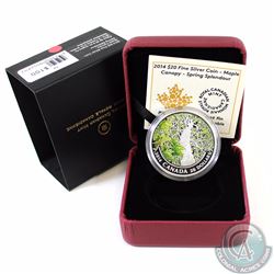 RCM Issue: 2014 Canada $20 Canadian Maple Canopy - Spring Splendor Fine Silver Coin (TAX Exempt)
