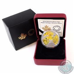 RCM Issue: 2014 Canada $20 Canadian Maple Canopy - Autumn Allure Fine Silver Coin (TAX Exempt)