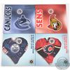 Image 1 : RCM Lot: 4x Canada 2008-2009 NHL Commemorative 7-Coin Sets. You will receive 2008 Vancouver Canucks,