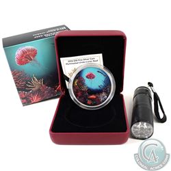RCM Issue: 2016 Canada $30 Illuminated Underwater Reef Fine Silver Coin with Flashlight (TAX Exempt)